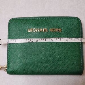 Kelly green Michael Kors wallet